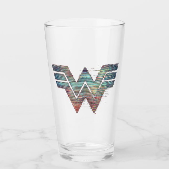 Copo De Pint WW84 | Wonder Woman TV Static Logo (Frente)