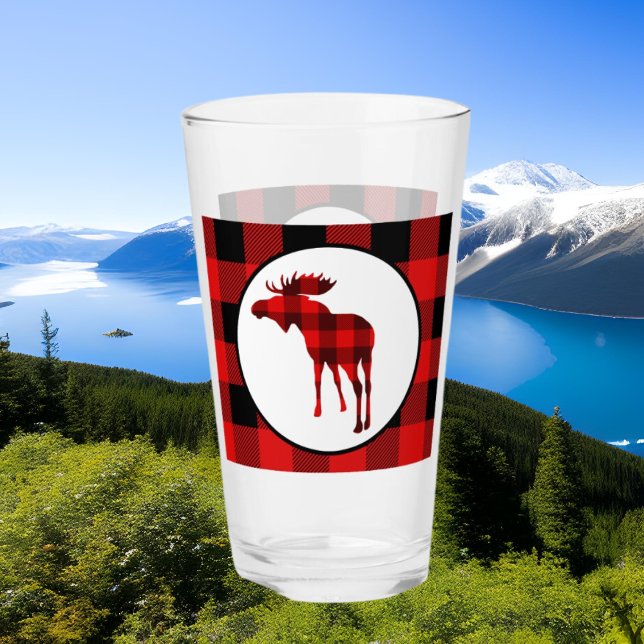 Copo De Pint Xadrez de búfalo de galinha Norte (Criador carregado)