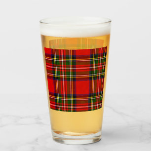 Copo De Pint Xadrez Real Stewart Clan Tartan