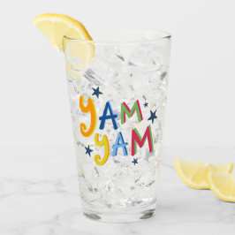 Copo De Pint Yam Yam Black Country Glass