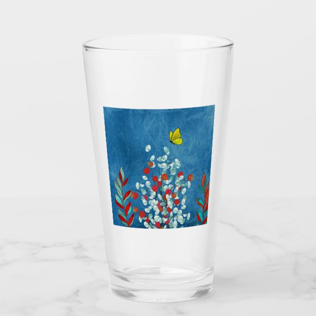 Copo De Pint Yellow Butterfly (Frente)