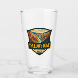 Copo De Pint Yellowstone National Park Grand Canyon Retro Art