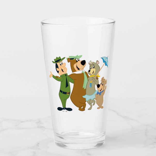 Copo De Pint Yogi Bear e Amigos Warm Bem-vindos (Frente)