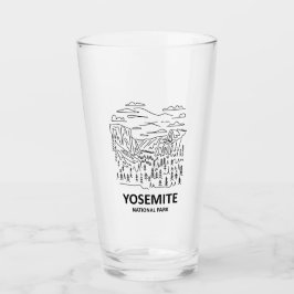 Copo De Pint Yosemite National Park Line Art
