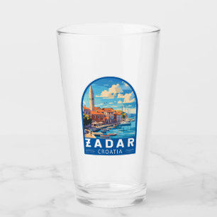 Copo De Pint Zadar Croácia Viagem Art Emblem