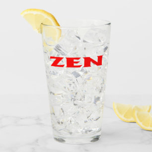Copo De Pint Zen red glass tumbler