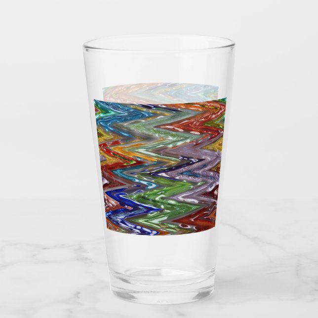 Copo De Pint Zigzag Colorida nº 44 (Frente)