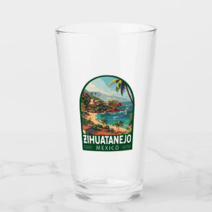 Copo De Pint Zihuatanejo México Viagem Arte Vintage