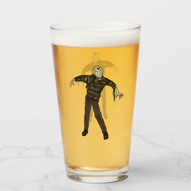 Copo De Pint Zombie (Traseira (Preenchido))