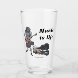 Copo De Pint Zombie Guitar Rock Musical Fantasy Art Cup