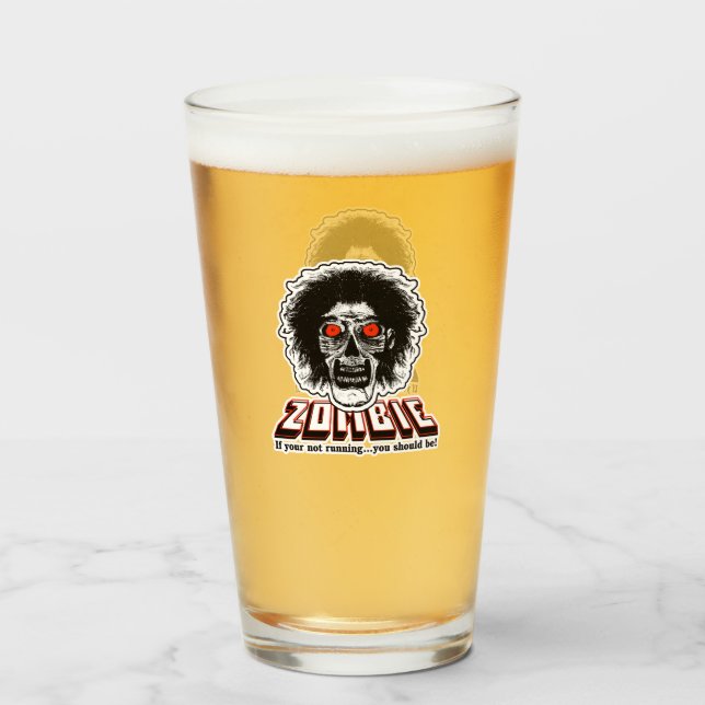 Copo De Pint ZOMBIE Se não estiver a correr deve (Frente (Preenchido))