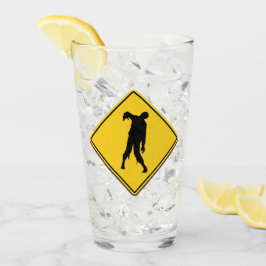 Copo De Pint Zombie Warning Halloween