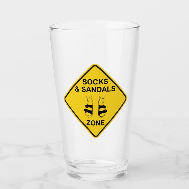 Copo De Pint Zona Meias & Sandals (Frente)