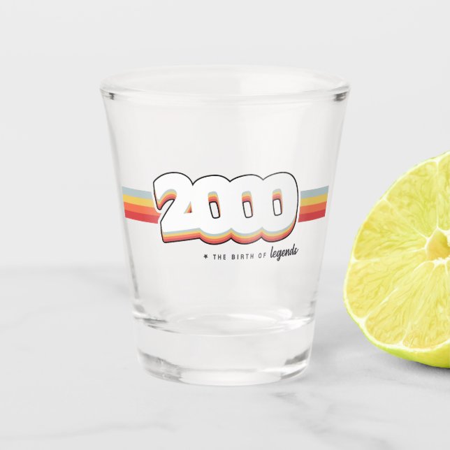 Copo De Shot 2000 Nascimento de lendas (Frente)