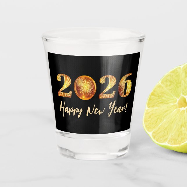 Copo De Shot 2026 New Year Party (Frente)