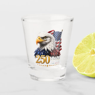 Copo De Shot 250 Anos Americanas 250º Aniversário Patriótico EU