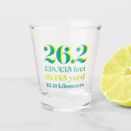 Copo De Shot 26.2 Maratona Distância de Execução Tipo Negrito