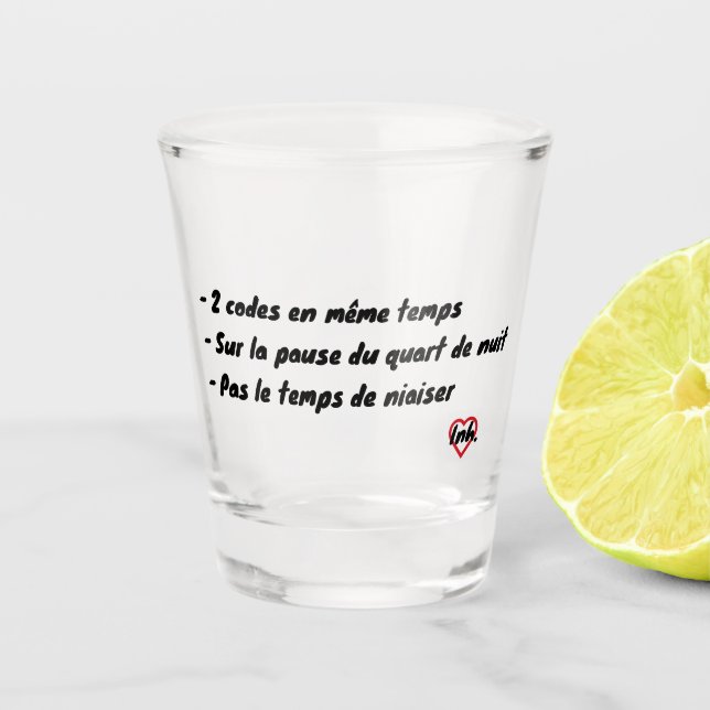 Copo De Shot 2 codes en même temps (Frente)