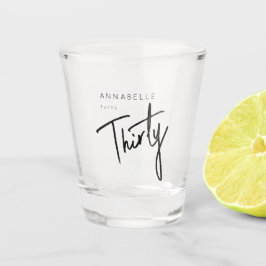 Copo De Shot 30 moderna 330ª festa de aniversário