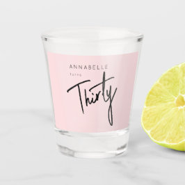 Copo De Shot 30 moderna 330ª festa de aniversário