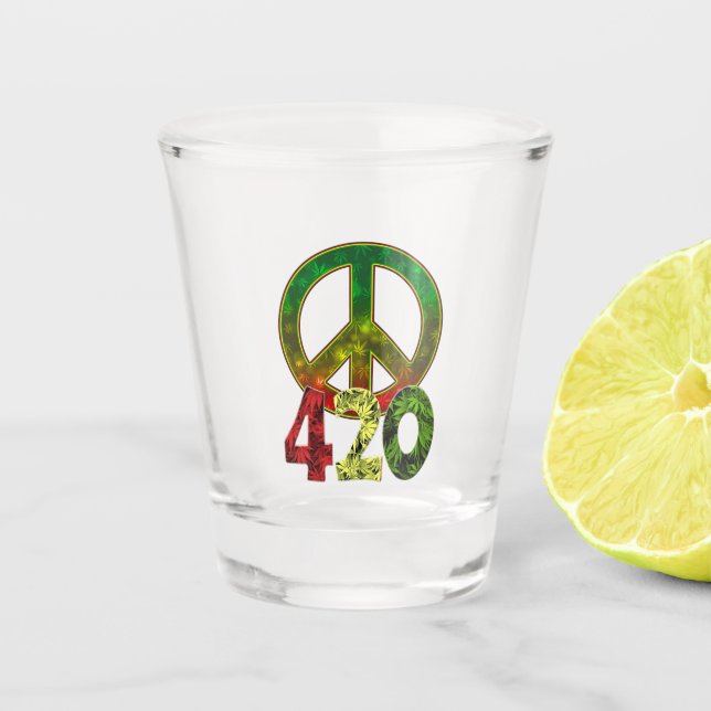 Copo De Shot 4 20 Paz (Frente)