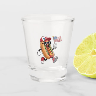 Copo De Shot 4 de julho, Hotdog American Independence 1776