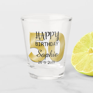 Copo De Shot 50th aniversário personalizado