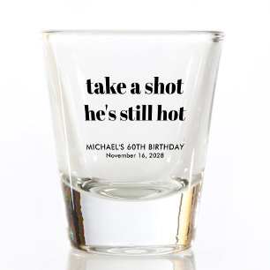 Copo De Shot 60º aniversário engraçado