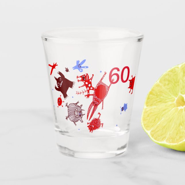 Copo De Shot 60th anniversary glass (Frente)