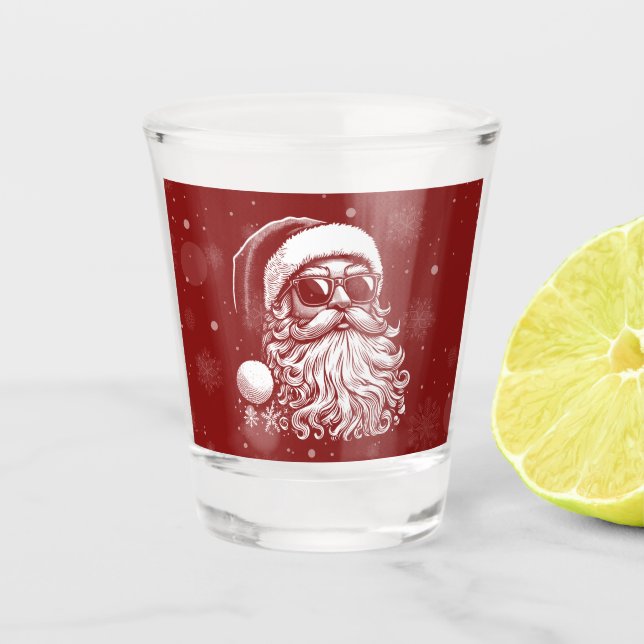 Copo De Shot 67 Meme Funny Santa Says Six Seven Christmas (Frente)