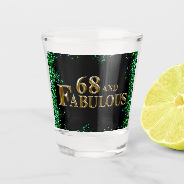Copo De Shot 68º Aniversário  (Frente)