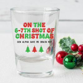 Copo De Shot 6-7ª Dose de Rot de Natal Cerebral Piada de Férias