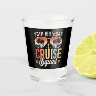 Copo De Shot 75.º Aniversário do Cruise Squad Family Matching