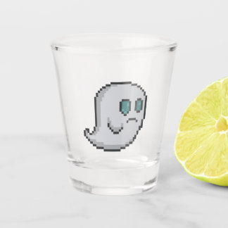 Copo De Shot 8-bit Retro Ghost