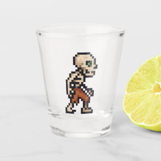 Copo De Shot 8-bit Retro Skeleton
