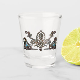 Copo De Shot A armação ostenta um design opulente