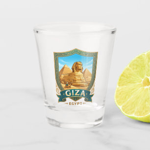 Copo De Shot A Grande Esfinge de Gizé Egito