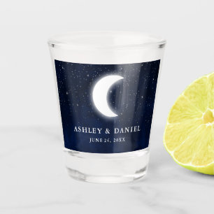 Copo De Shot A lua celestial Stars o casamento