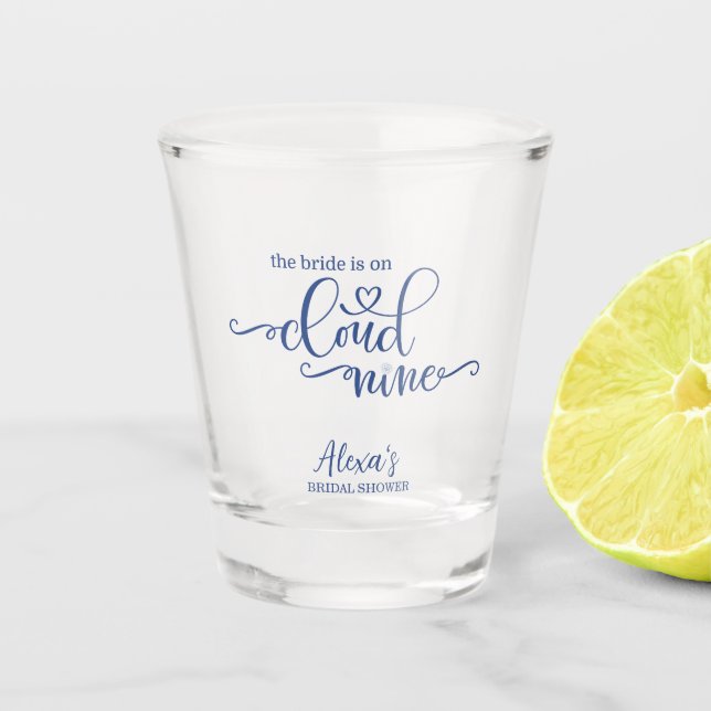 Copo De Shot A Noiva está na Nuvem 9 (Frente)