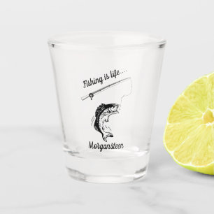 Copo De Shot A pesca personalizada é o gancho da linha de rumo
