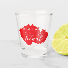 Copo De Shot A República Checa Está No Meu Coração