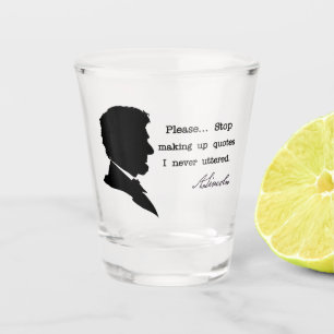 Copo De Shot Abraham Lincoln, parada que compo citações