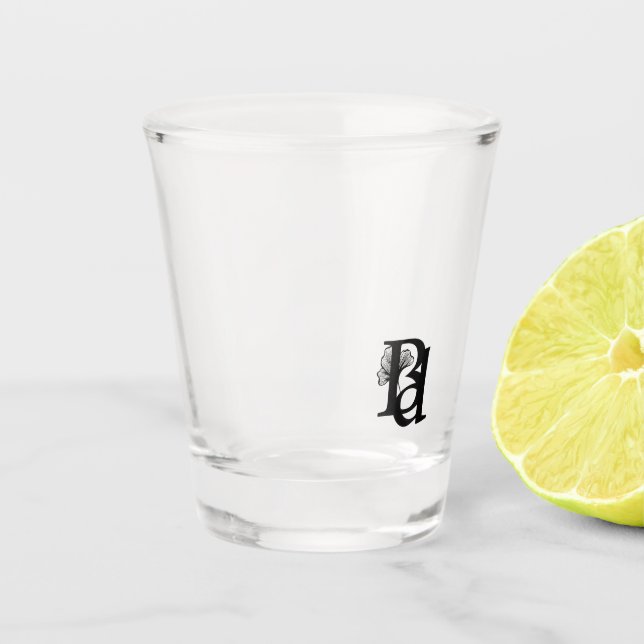 Copo De Shot Abstrato de Tendência de Vidro de Tendência Interi (Frente)