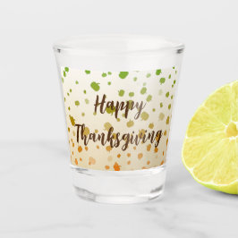 Copo De Shot Ação de Graças Pumpkins