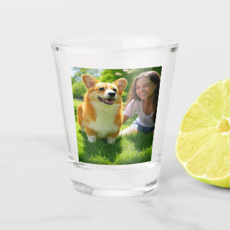 Copo De Shot Adicionar Personalização de Foto Pet Personalizar