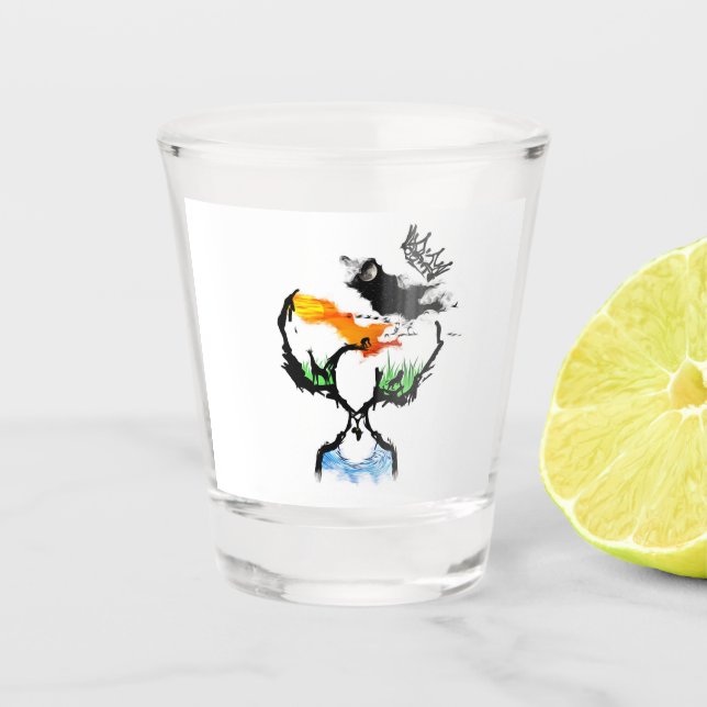 Copo De Shot África Mãe (Frente)