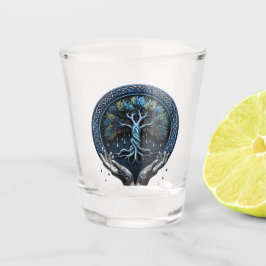 Copo De Shot Água e Sabedoria: A Árvore Celta Mística da Vida