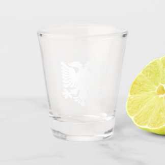 Copo De Shot Águia Albanesa Branca