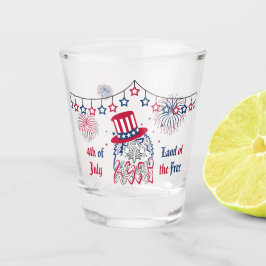 Copo De Shot Águia Americana do Dia da Independência em 4 de ju