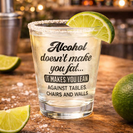 Copo De Shot Álcool Engraçado Não Engorda 